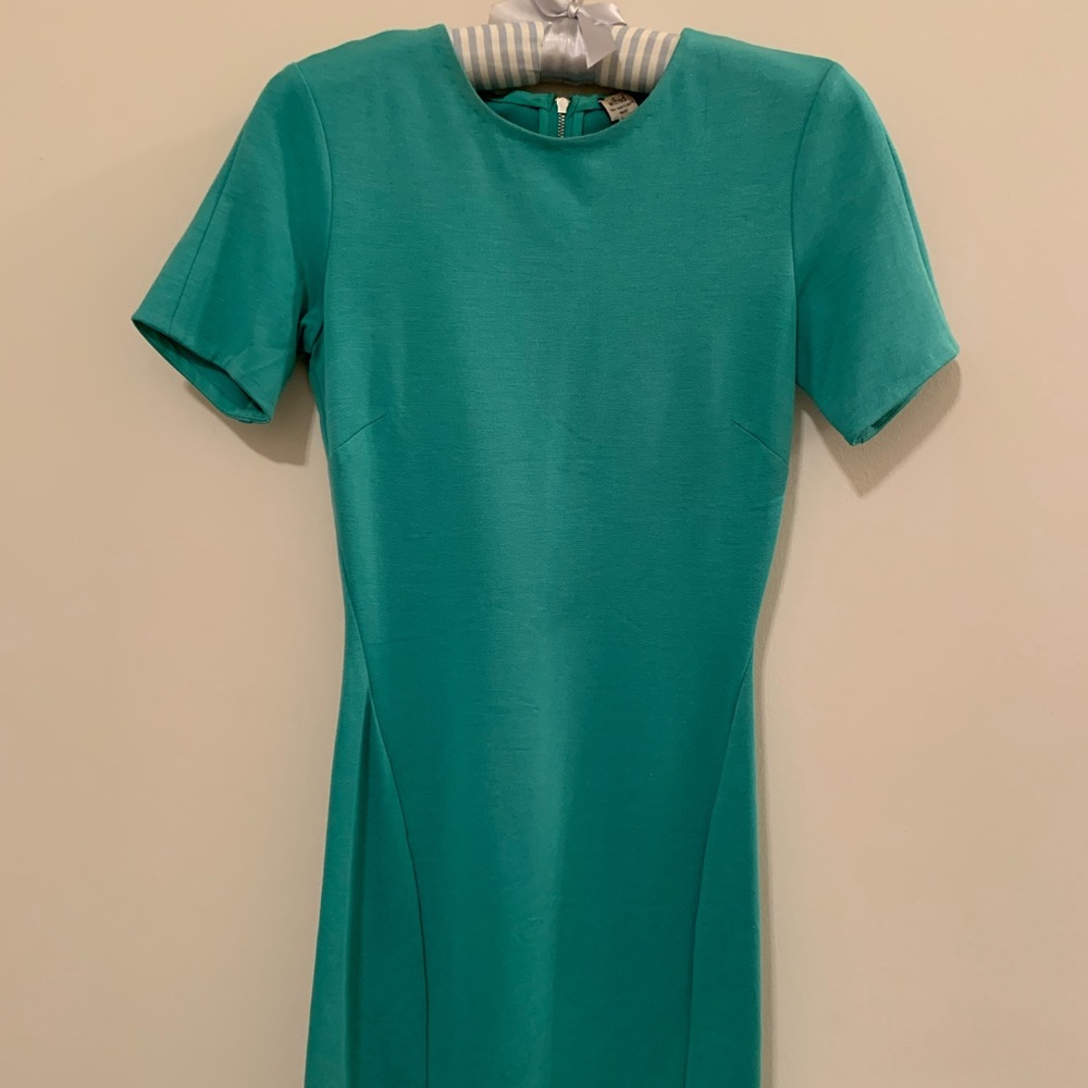 Wilfred work dress in green/teal